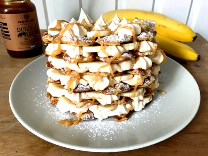 Glutenfria bananvåfflor