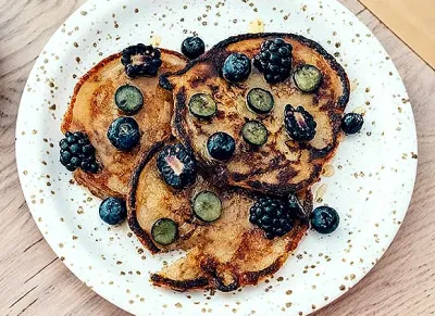 Veganska bananpannkakor