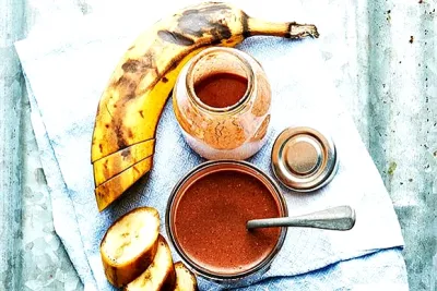 Banan- och chokladsmoothie