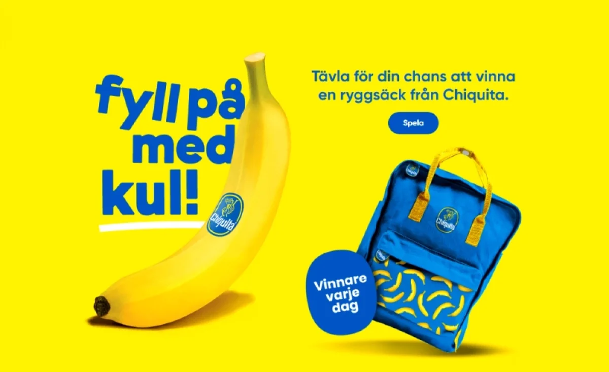Vinn en ryggsäck från Chiquita!
