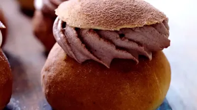 Banan- och chokladsemlor