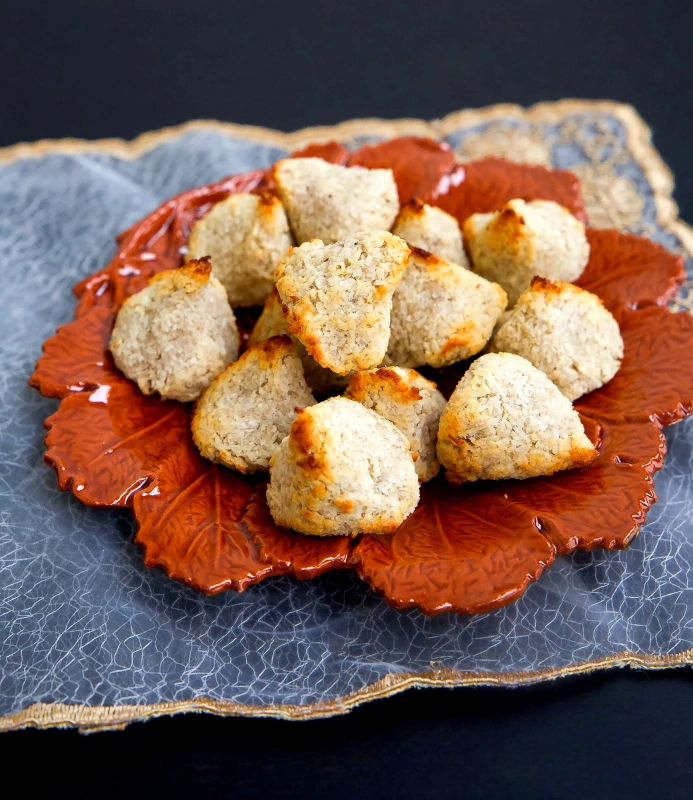 Kokostoppar med banan