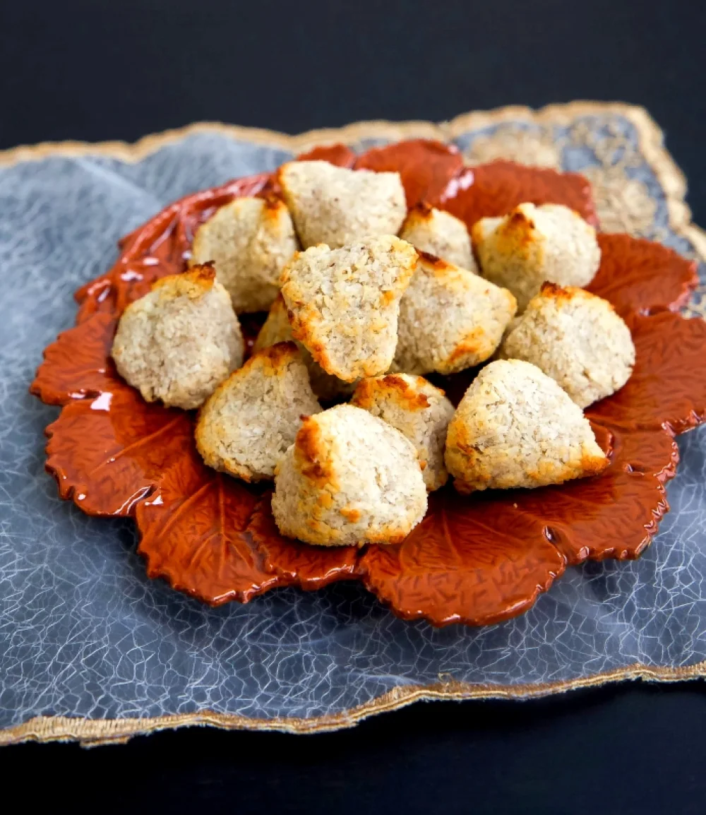 Kokostoppar med banan