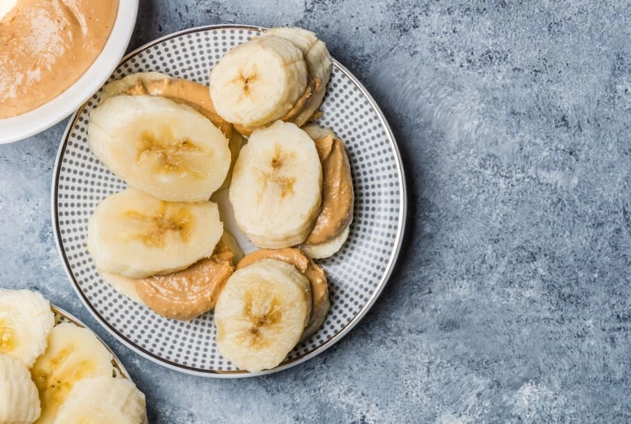 Jordnötssmör & banan