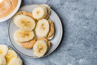 Jordnötssmör & banan