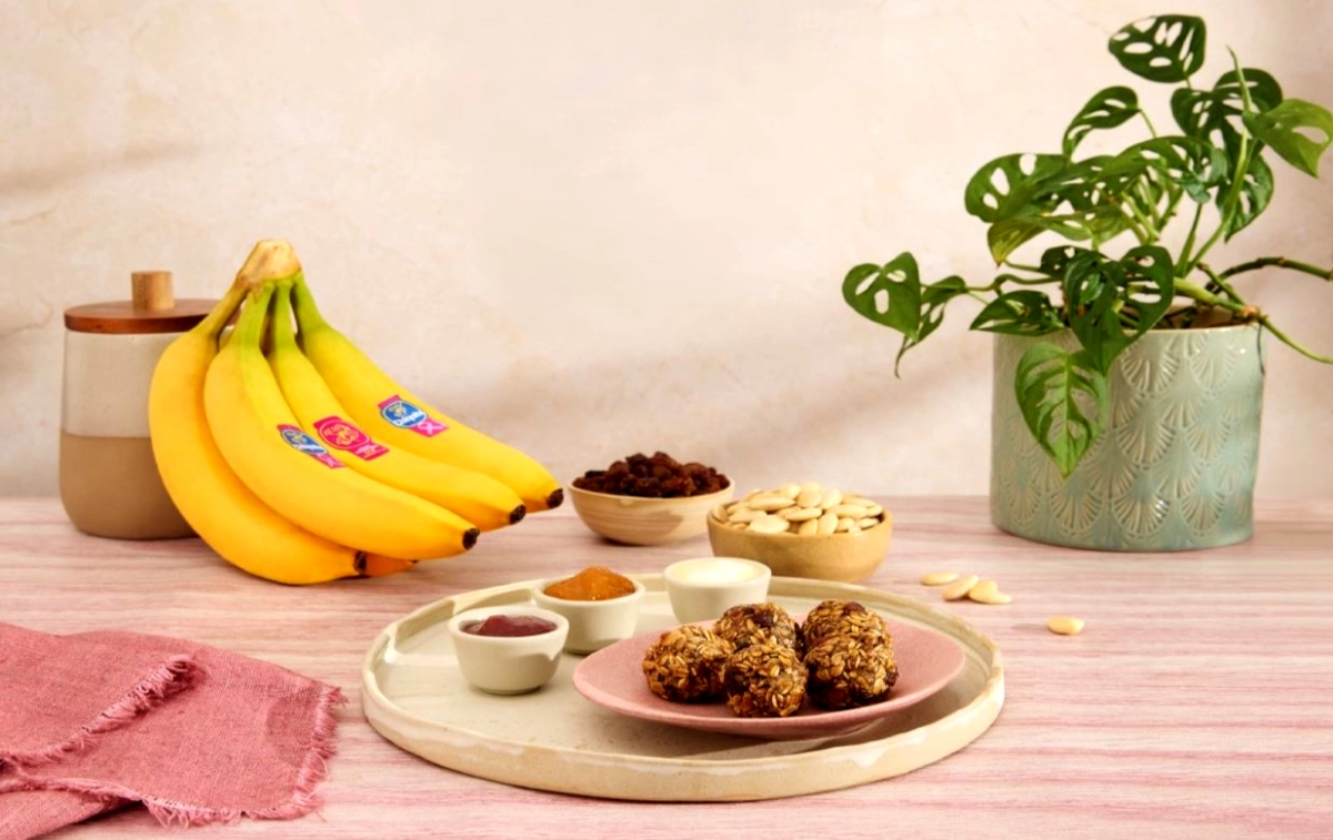 Havregrynsbollar med banan