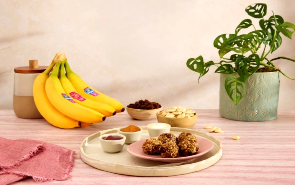 Havregrynsbollar med banan