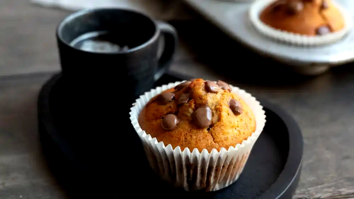 Banan- och kardemummamuffins