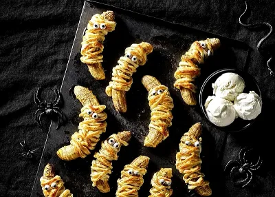 Bananmumier med smördeg