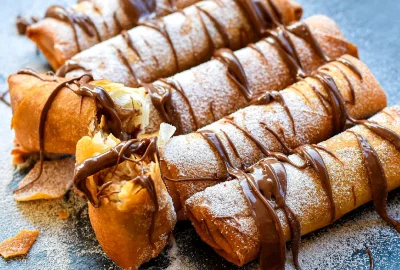 Banan vårrullar