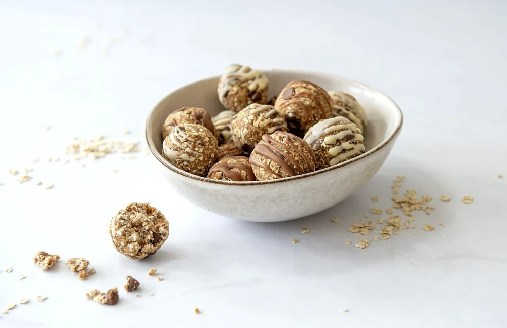 Banan- och havreenergibollar