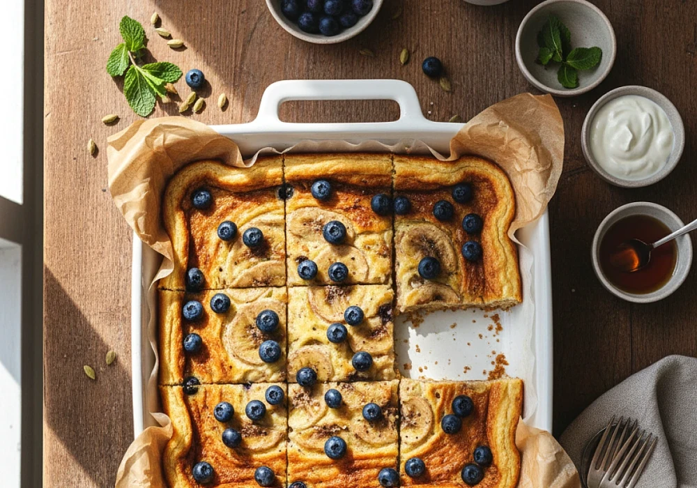 Ugnspannkaka med banan