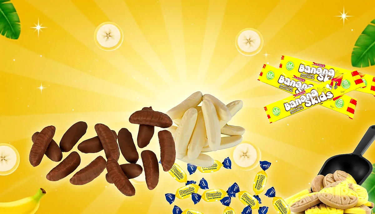 Skumbananer, Dumle Banan, Banana Bubs och Banana Skids