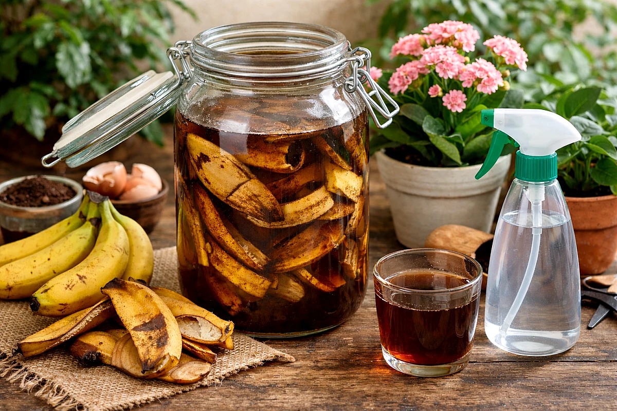 Gör egen växtnäring - på bananskal