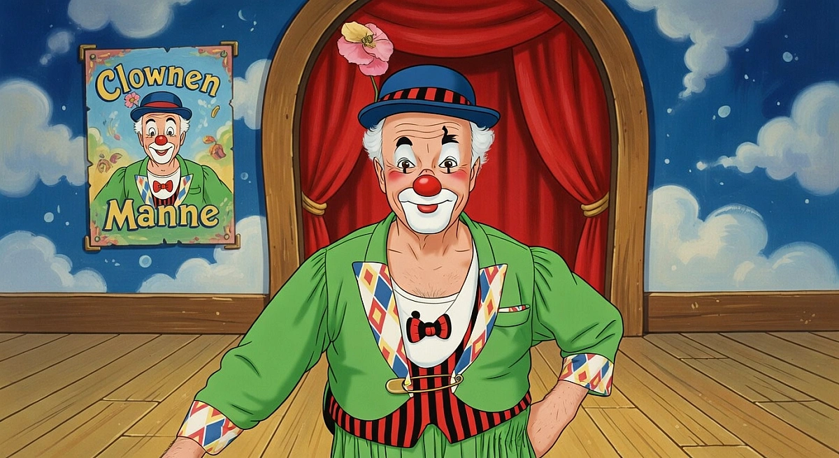 Clownen Manne äntligen här!