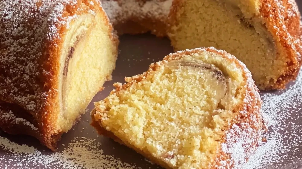 Banansockerkaka