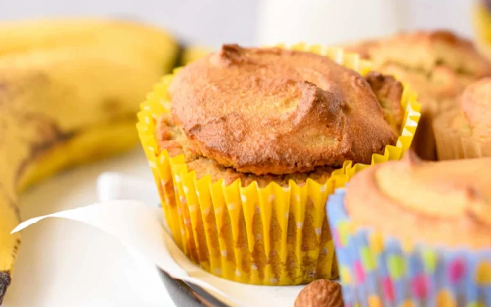 Bananmuffins med mandelmjöl