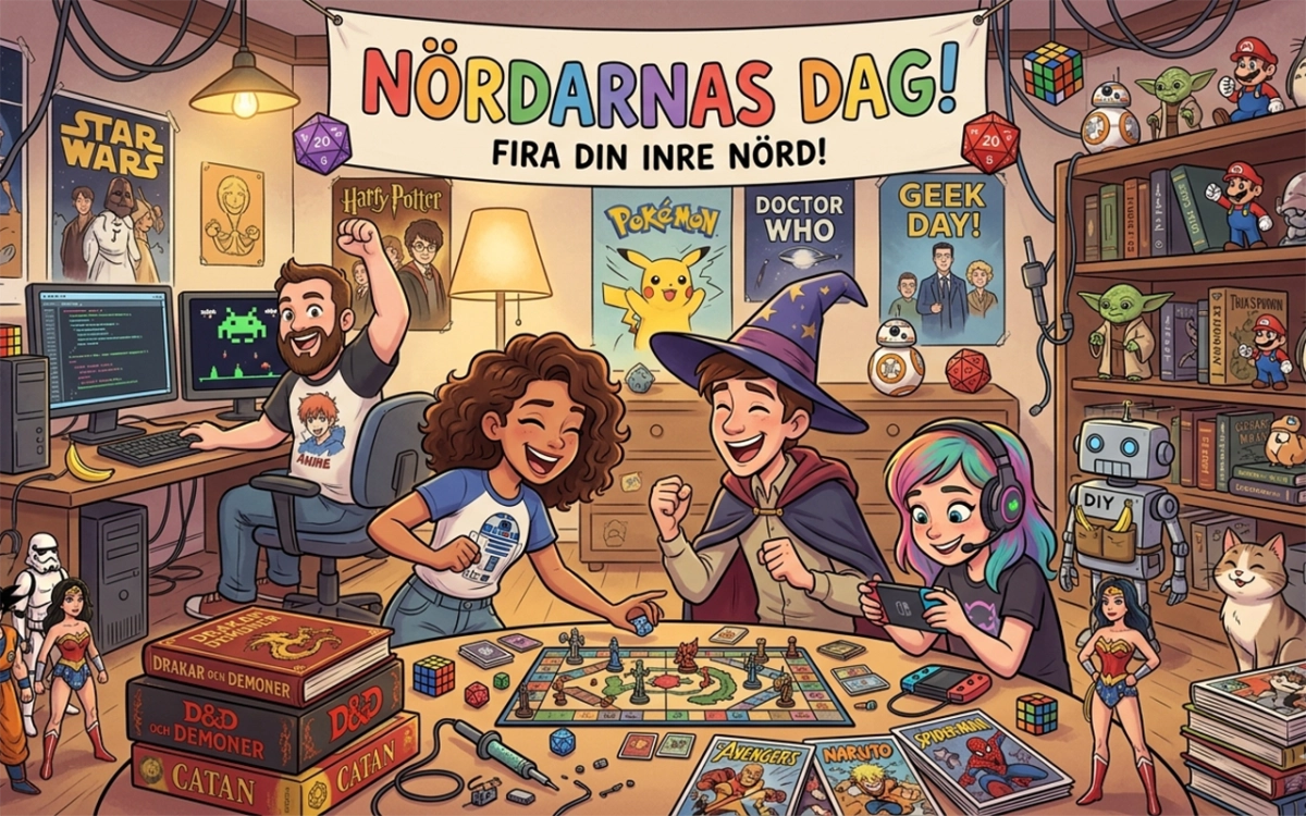 Internationella nörddagen - 25 maj