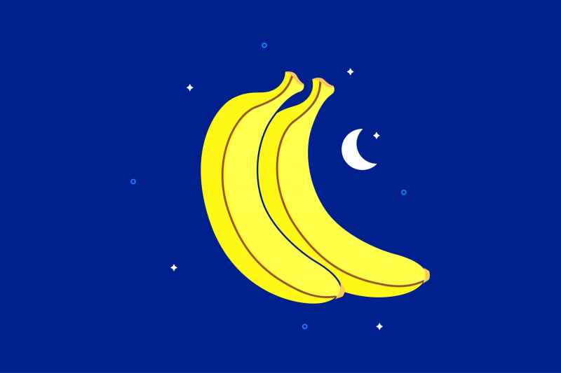 Kan du inte sova - ät en banan