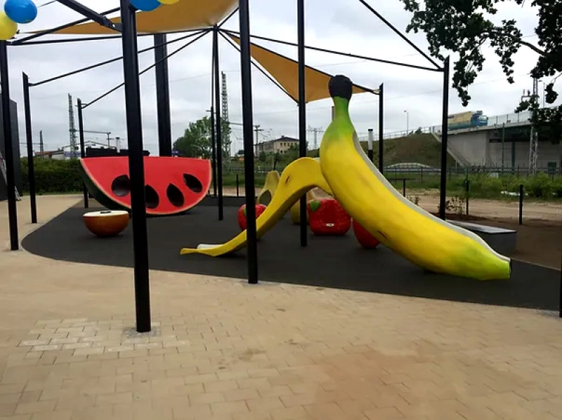 Banan-rutschkana i Stockholm (Bananklubben)
