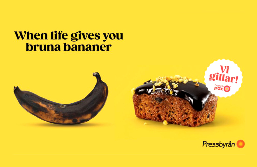 Nu kan du köpa en smarrig banankaka på Pressbyrån