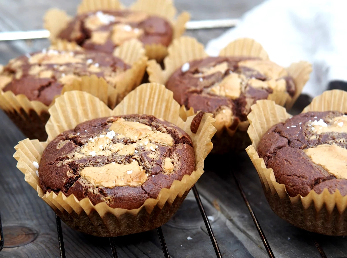 Choklad & Bananmuffins - recept
