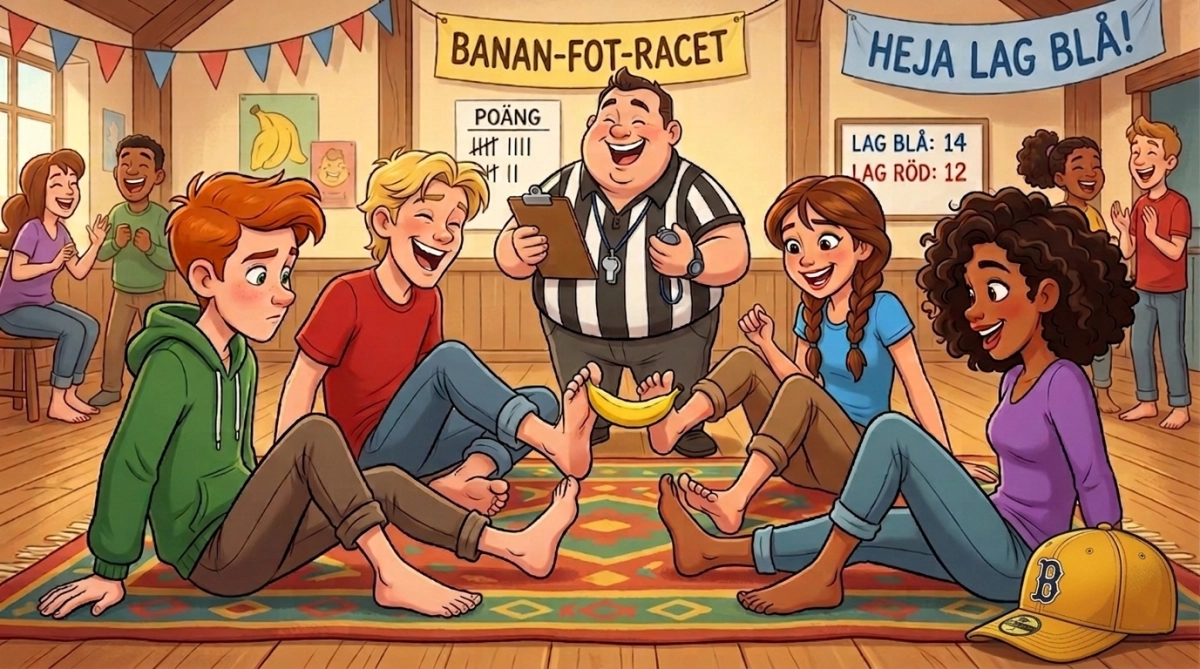 Banan-fot-racet